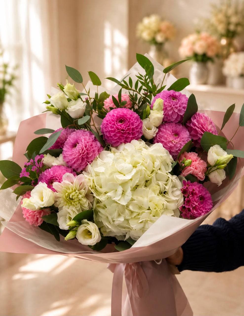 Blush Dahlia-boeket