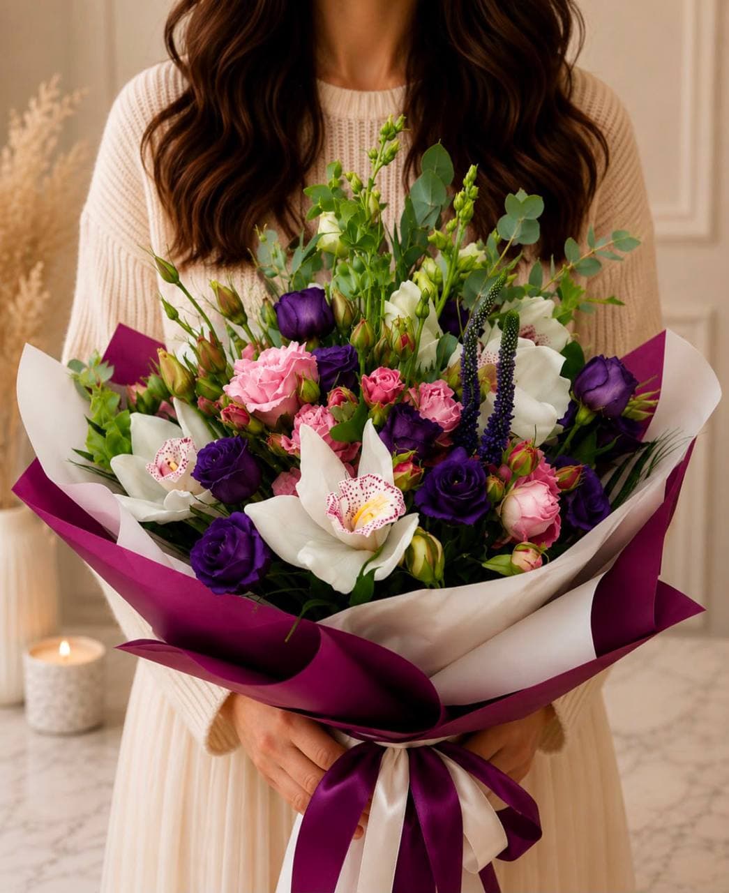 Orchidee Pruim Boeket