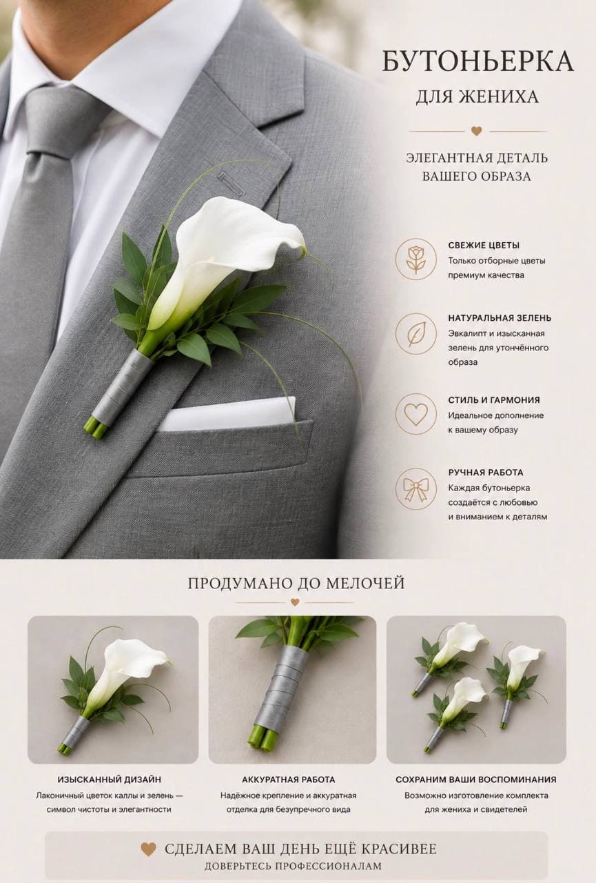Calla Boutonnière