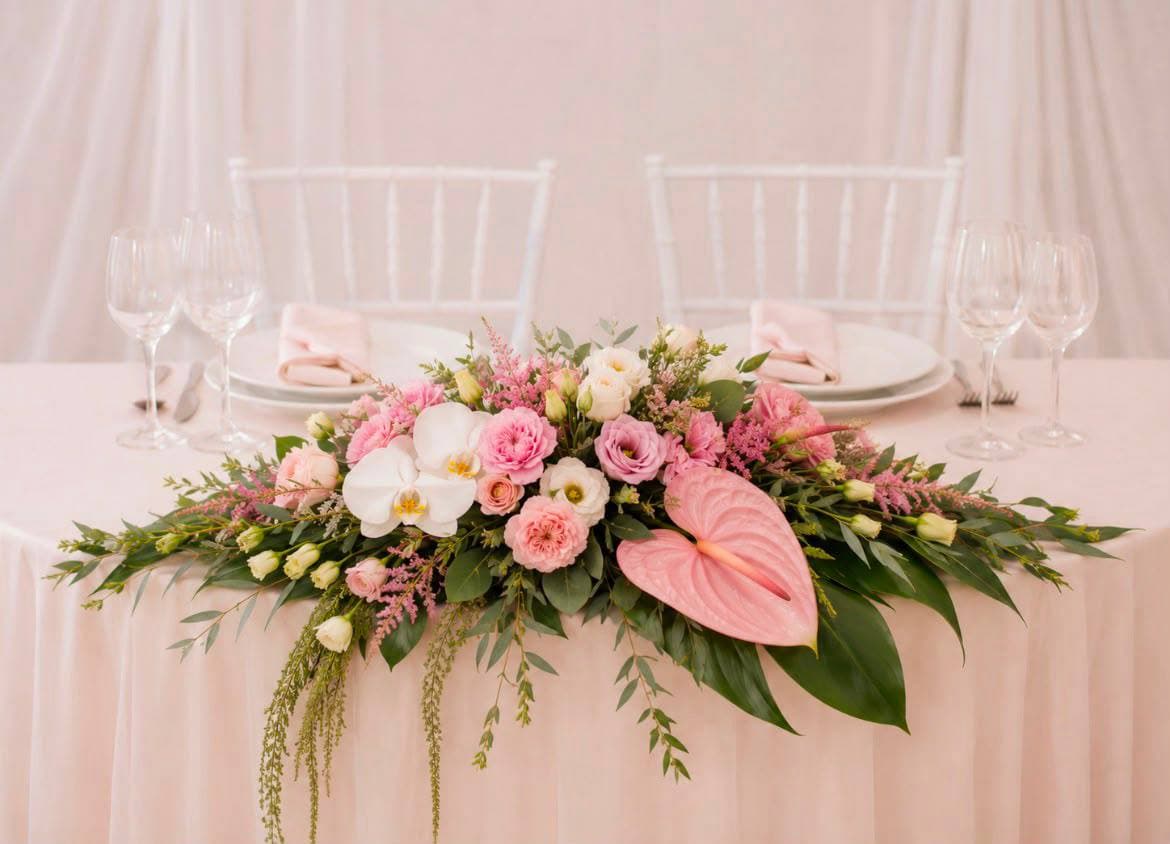 Blush Anthurium Compositie