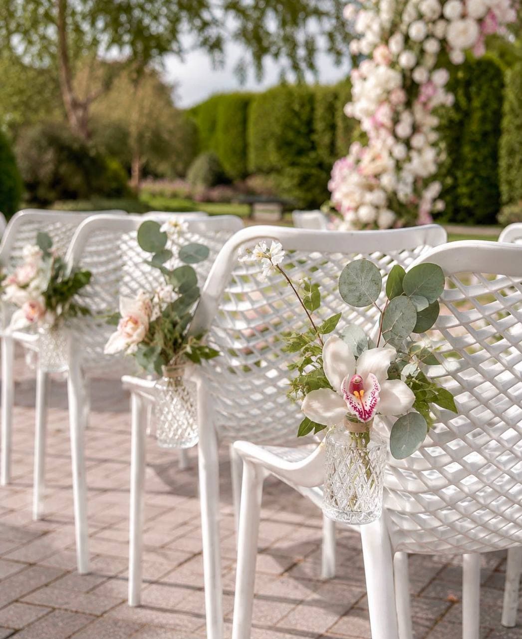 Orchidee Stoeldecoratie